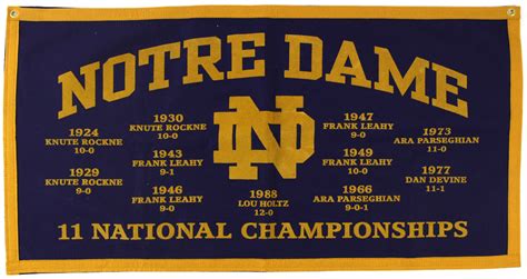 Ever eager to create a <strong>national</strong> schedule, <strong>Notre Dame</strong> invited Southern Methodist University of Dallas to open the home. . Noter dame football national championships